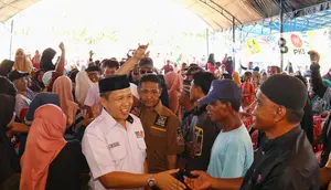 Calon bupati Morowali, Iksan Baharuddin Abdul Rauf. (Ist).