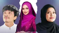 Atta Halilintar, Aurel Hermansyah dan Siti Nurhaliza membuat kolaborasi musik religi.