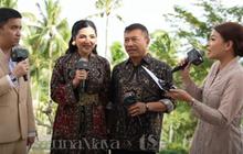 Potret Ashanty Ditemani Anang Hermansyah Hadir di Pernikahan Luna Maya dan Maxime, Tampil Cantik dan Menawan