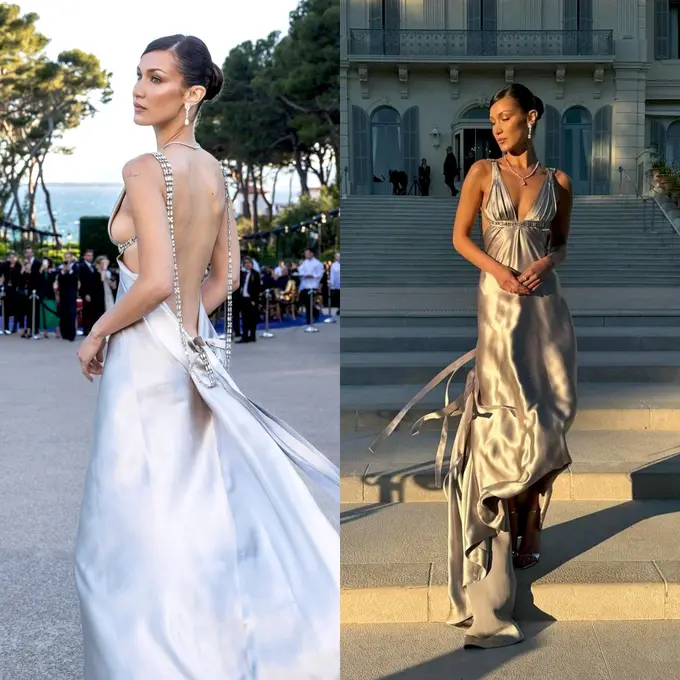 6 Gaya Bella Hadid Dibalut Backless Dress di Festival Film Cannes 2024, Makin Stunning usai Pensiun Jadi Model