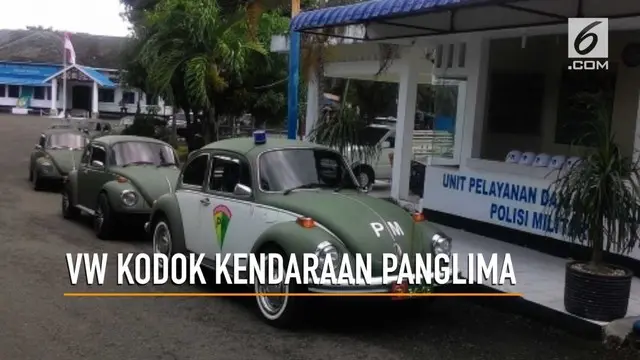 Panglima Kodam Iskandar Muda Mayjen TNI Agus Kriswanto menggunakan mobil VW kodok klasik untuk menjalankan tugas kedinasan setiap harinya.