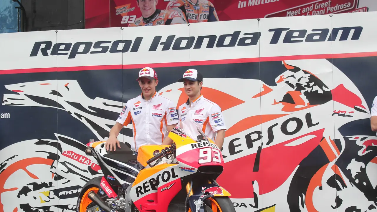 Dani Pedrosa dan Marc Marquez