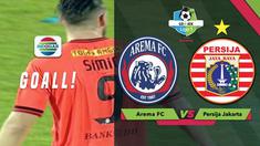 Berita video momen gol striker Persija Jakarta, Marko Simic, saat membobol gawang Arema FC dalam lanjutan Gojek Liga 1 2018 bersama Bukalapak, Minggu (5/8/2018).
