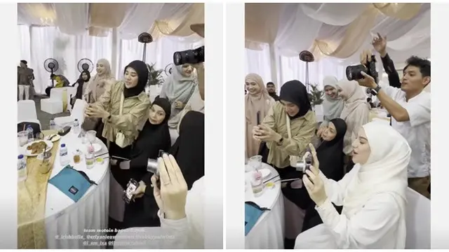 6 Potret Tasyakuran Rumah Baru Irish Bella, Haldy Sabri dan Air Rumi Curi Perhatian