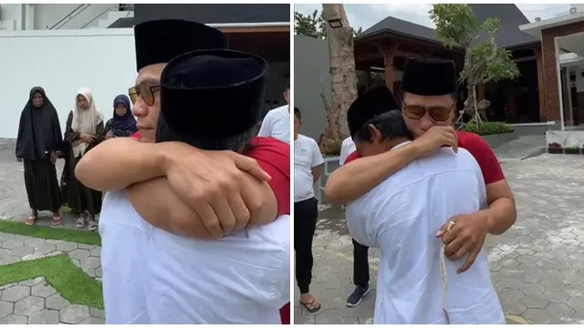 6 Momen Sunhaji Penjual Es Teh Berangkat Umroh, Pamitan dengan Miftah Maulana