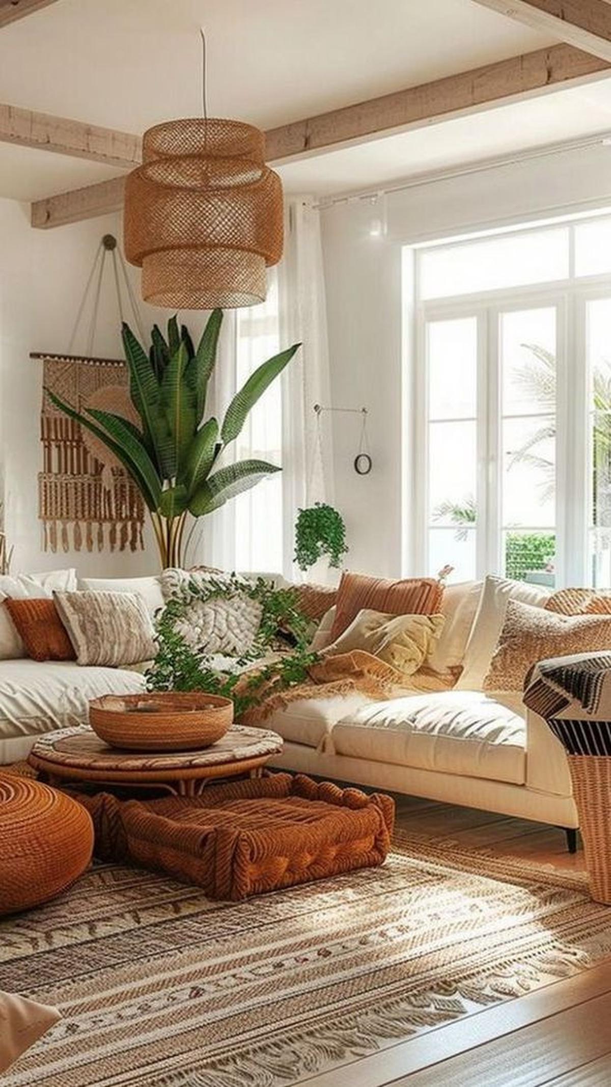 Ruang Tamu Bohemian Aesthetic
