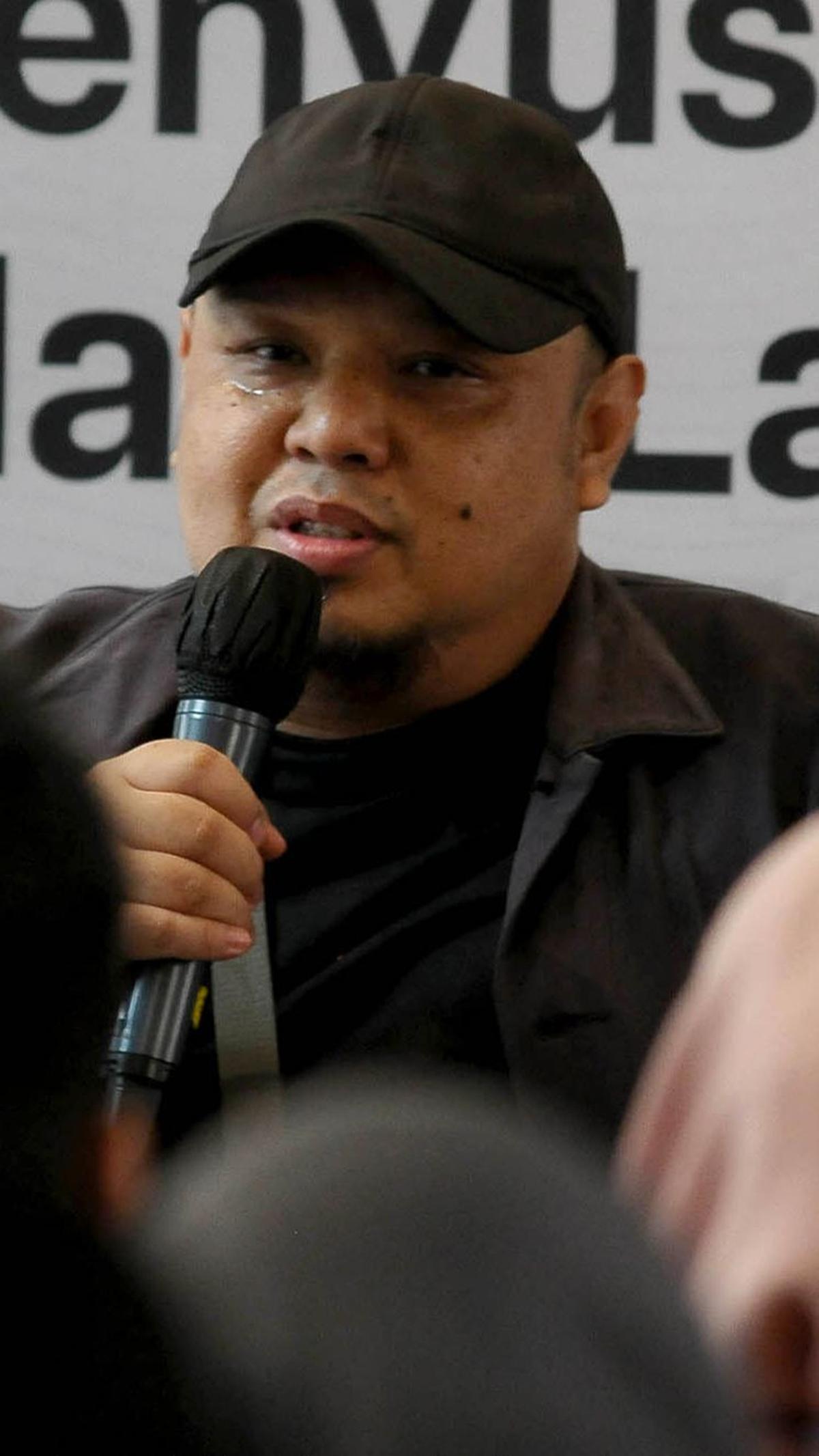 Momen penulis sejarah Hendi Jo berbagi kisah-kisah menarik seputar peristiwa G30S/PKI.