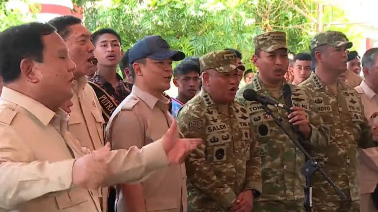 Presiden Prabowo Minta Jenderal TNI Nyanyi di Miangas, Hibur Warga dengan Lagu Nasional