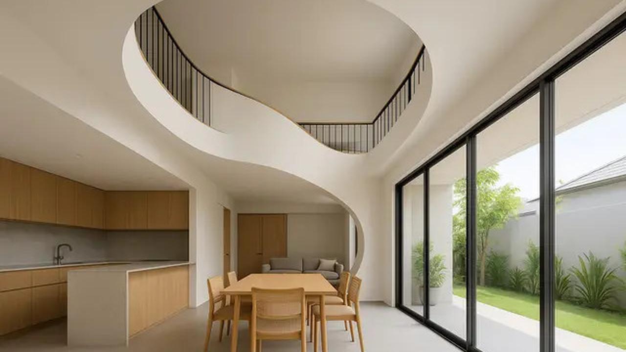 10 Trik Mendesain Rumah Kecil dengan Void agar Ruangan Terlihat Lebih Luas