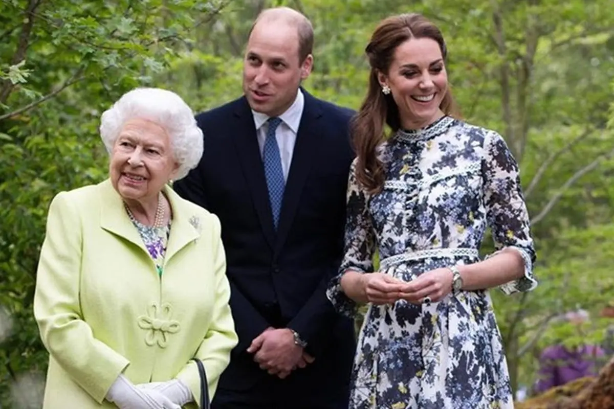 Ratu Elizabeth II, Pangeran William, dan Kate Middleton