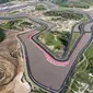 Indonesia akhirnya berkesempatan menjadi tuan rumah satu di antara rangkaian MotoGP 2022, tepatnya di Sirkuit Mandalika. (AFP/Bay Ismoyo)