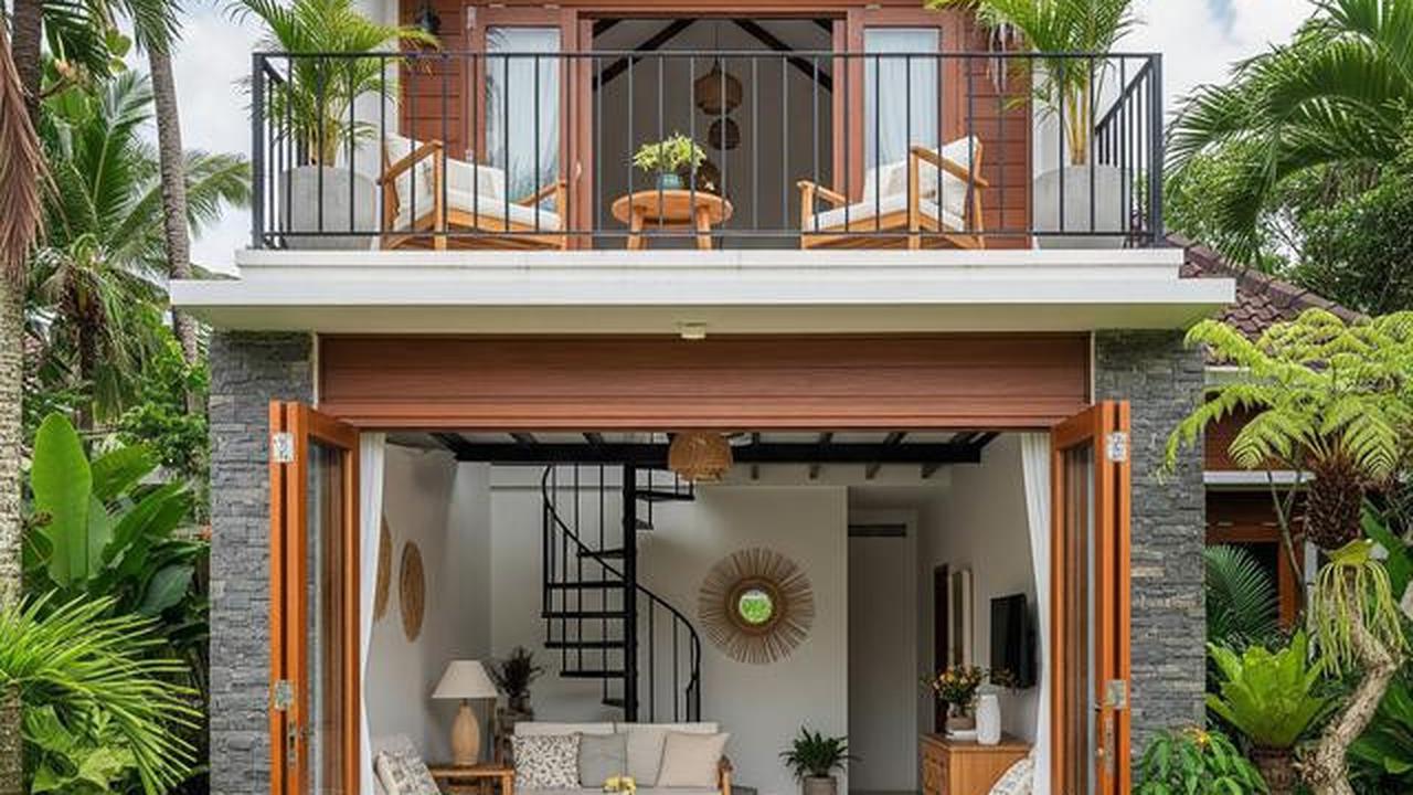 7 Model Rumah Kecil Tapi Terasa Luas dengan Pintu Kaca Lipat, Intip Inspirasinya