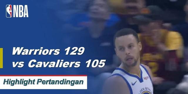 Cuplikan Pertandingan NBA : Warriors 129 vs Cavaliers 105