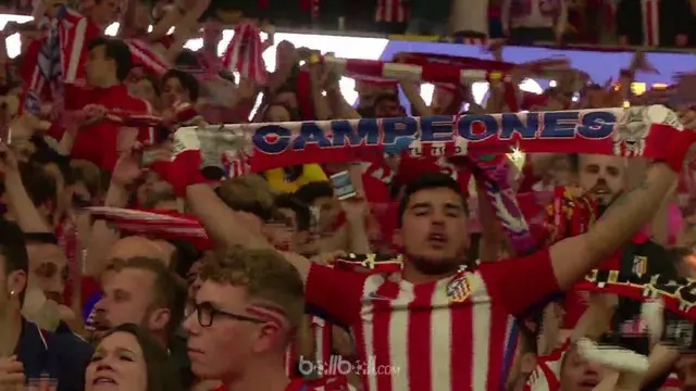 VIDEO: Selebrasi Suporter Setelah Atletico Madrid Juara Liga Europa