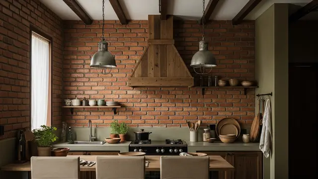 Dapur Industrial Rustic