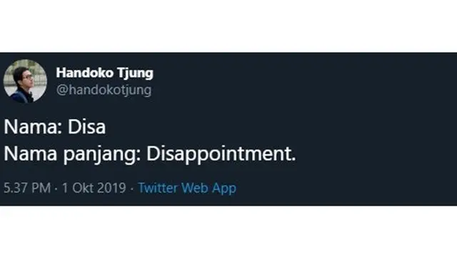 7 Nama Panjang ala Netizen Ini Sedih Banget, Bikin Galau