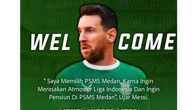 6 Editan Foto Lionel Messi Jika Gabung Klub Liga 1 2021, Cocok Enggak Nih?