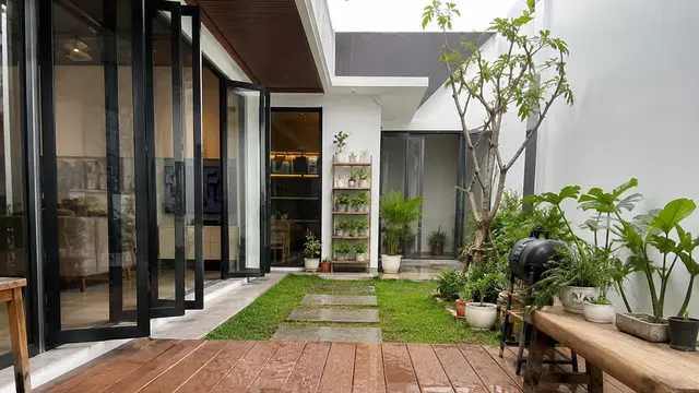 Inspirasi Halaman Rumah Anti Becek/AI Generated