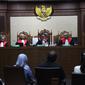 Saksi yang dihadirkan dalam sidang Emirsyah Satar di Pengadilan Negeri, Jakarta Pusat. (Istimewa)