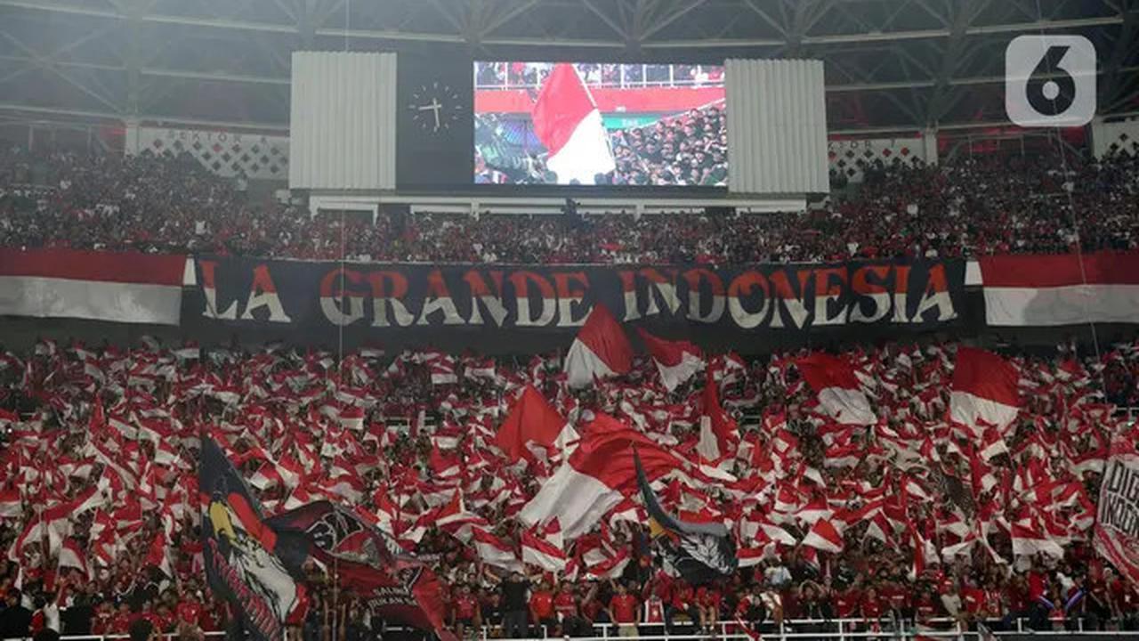 Dukung Timnas Indonesia, Puluhan Ribu Suporter Padati SUGBK