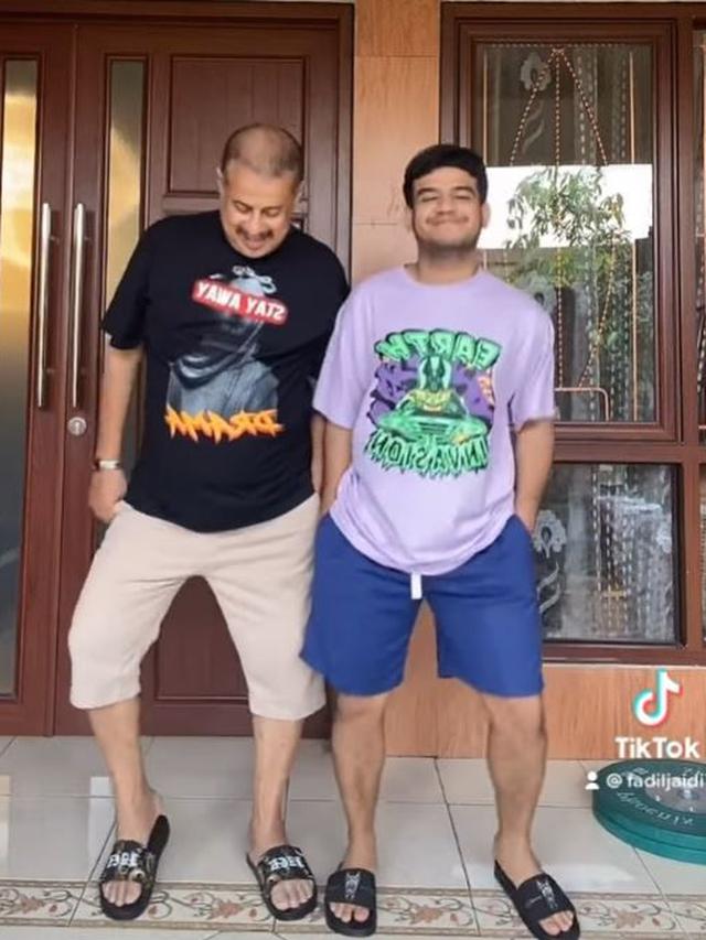 6 Potret Kedekatan Fadil Jaidi dan Sang Ayah, Kompak Bikin Konten Lucu