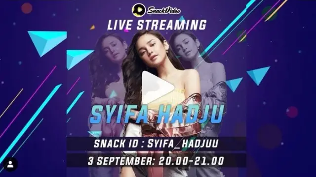 Syifa Hadju meriahkan SnaXperience 2020 (https://www.instagram.com/p/CEl9IPuAiRs/)