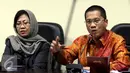 Ketua DPP PAN, Yandri Susanto memberikan paparan saat Diskusi di Jakarta, Jumat (7/8/2015). Diskusi membahas Calon Tunggal Kepala Daerah dan Komitmen Parpol Siapkan Pemimpin Lokal.(Liputan6.com/Helmi Afandi) 
