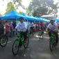 Gowes Pesona Nusantara sampai di Wonosobo pada Sabtu (2/9/2017)