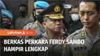 Berkas perkara kasus pembunuhan dengan tersangka Irjen Ferdy Sambo telah dilimpahkan penyidik Bareskrim Polri ke Jaksa Penuntut Umum Kejaksaan Agung. Kapolri Jenderal Polisi Listyo Sigit Prabowo menyatakan bahwa saat ini berkas kasus Ferdy Sambo hamp...