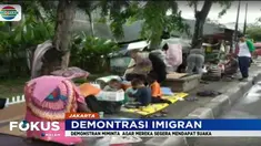 Hingga Jumat malam sedikitnya 60 imigran pencari suaka masih bertahan trotoar di kawasan Kalideres, Jakarta Barat