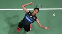 Tunggal putra Malaysia Lee Chong Wei berkesempatan menebus kegagalan Olimpiade 2016 di All England 2017. (AP Photo/Simon Cooper)