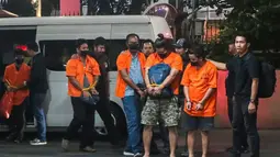 8 Awak Kapal Bawa 1,3 Ton Ketamin Diperiksa Bareskrim di Jakarta