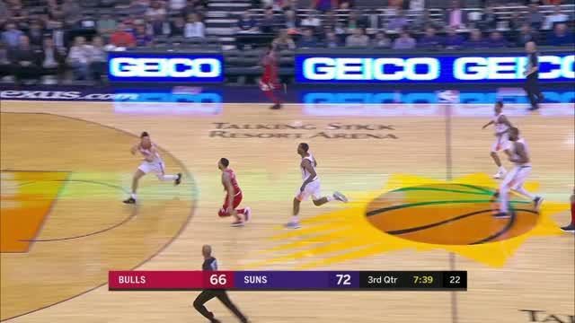 Phoenix Suns mengalahkan Chicago Bulls dengan skor 113-105 dalam lanjutan pertandingan NBA 2017-2018.