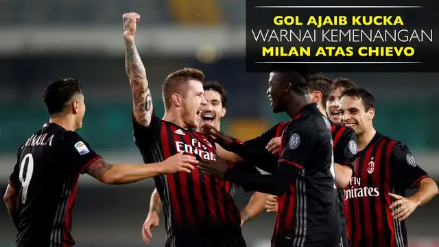 Video highlights Serie A antara ChievoVerona melawan AC Milan yang berakhir dengan skor 1-3, Senin (17/10/2016) dinihari WIB