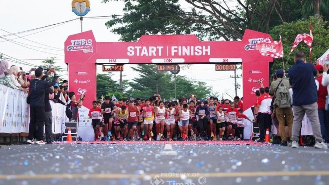 Fakta Unik Tins Half Marathon 2025: Ribuan Pelari Banjiri Pangkalpinang, HUT PT Timah ke-49 Makin Meriah!