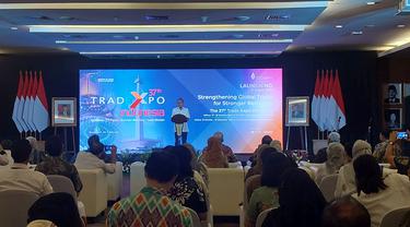 Menteri Perdagangan (Mendag) Zulkifli Hasan membuka  acara Trada Expo Indonesia (TEI) ke-37  di Kementerian Perdagangan, Rabu (10/8/2022).