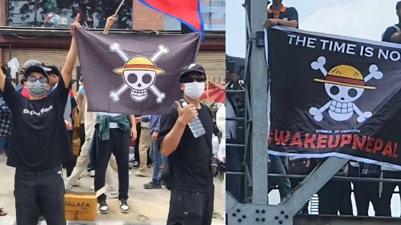 Terinspirasi Indonesia, Ribuan Gen Z Nepal Demo Bawa Bendera One Piece