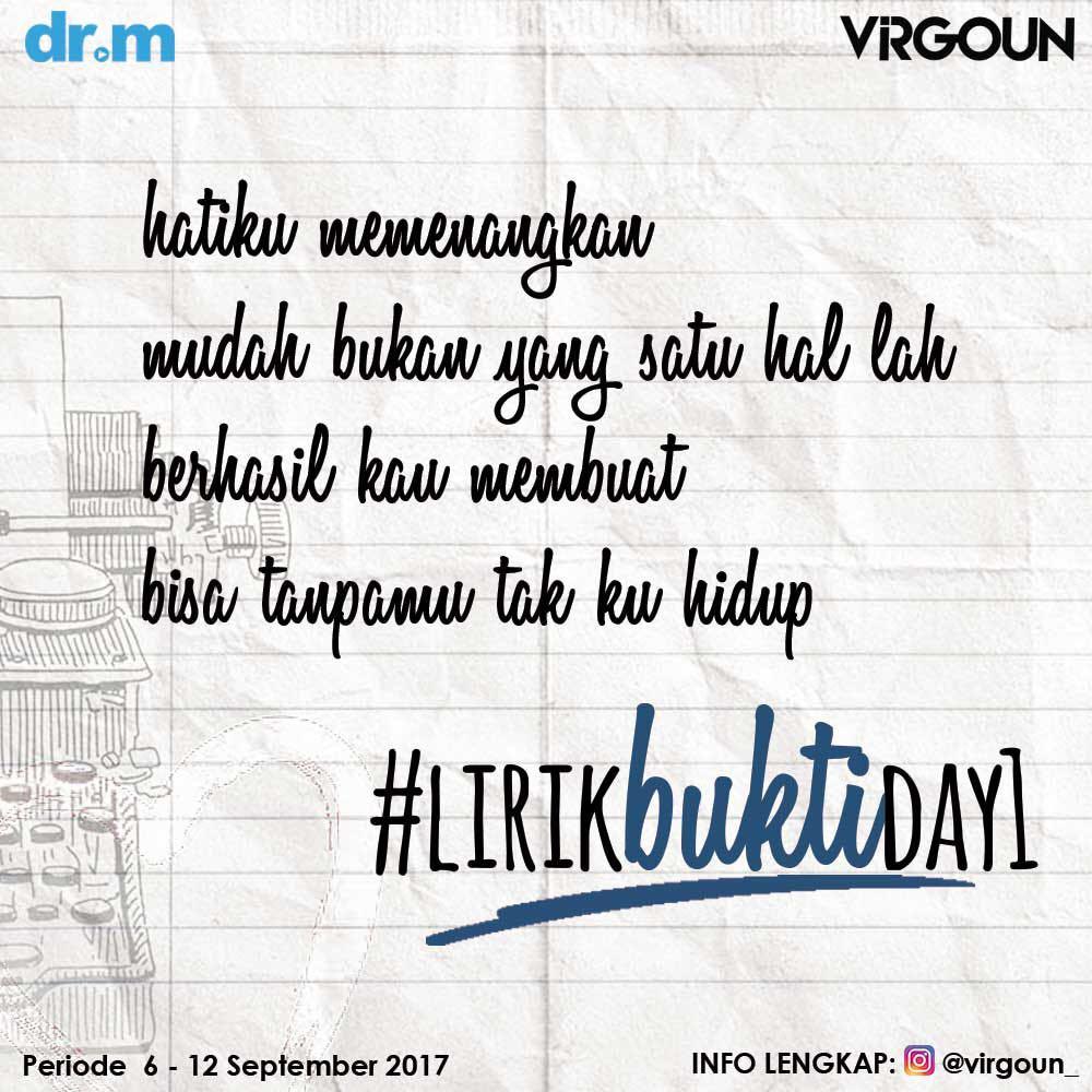 Kuis Lagu Bukti Virgoun Ayo Susun Lirik Lagu Untuk Sang