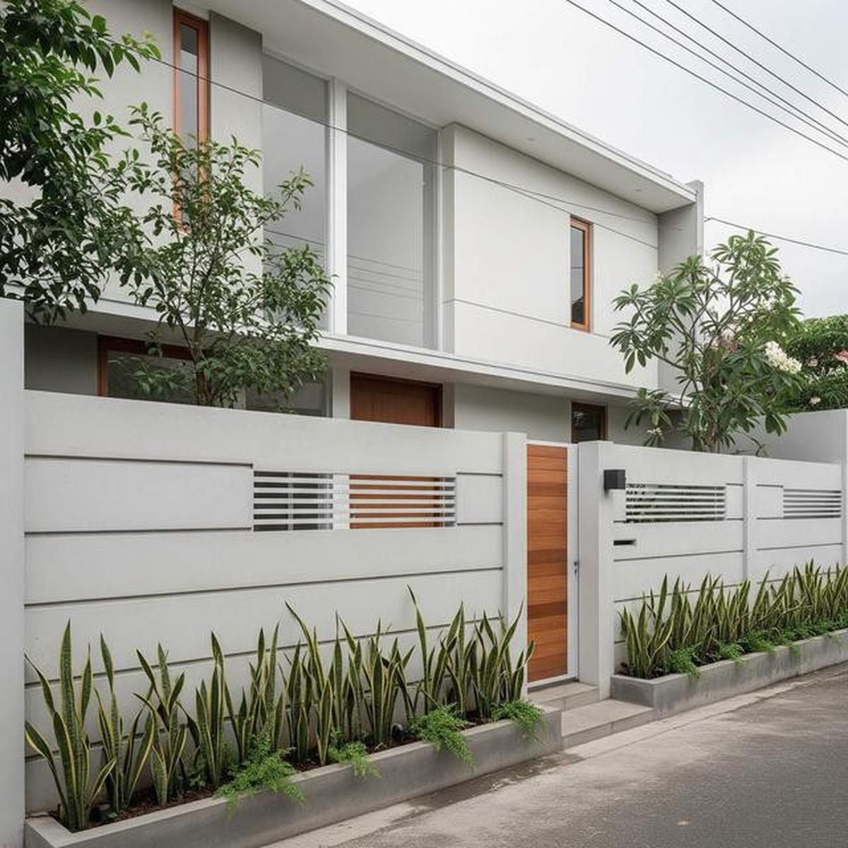 10 Model Pagar Rumah untuk Area Sempit, Minimalis, Fungsional, dan Aman