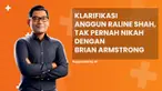 Klarifikasi anggun Raline Shah tak pernah nikah dengan Brian Armstrong di News Flasb Showbiz Liputan6.com.