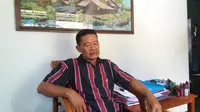Juru bicara keluarga terpidana mati Merry Utami, Priyono. (Liputan6.com/Reza Kuncoro)