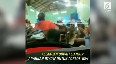 Beredar video ajakan Bupati Cirebon mengajak warganya mencoblos Jokowi-Ma’ruf.