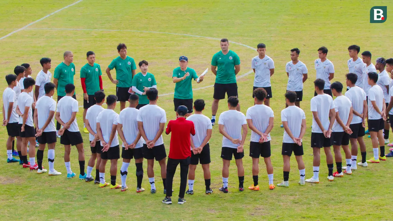 Latihan Timnas Indonesia U-20 untuk Persiapan Kualifikasi Piala Asia U-20 2023