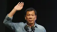Potret Presiden Rodrigo Duterte. (Bullit Marquez/AP)