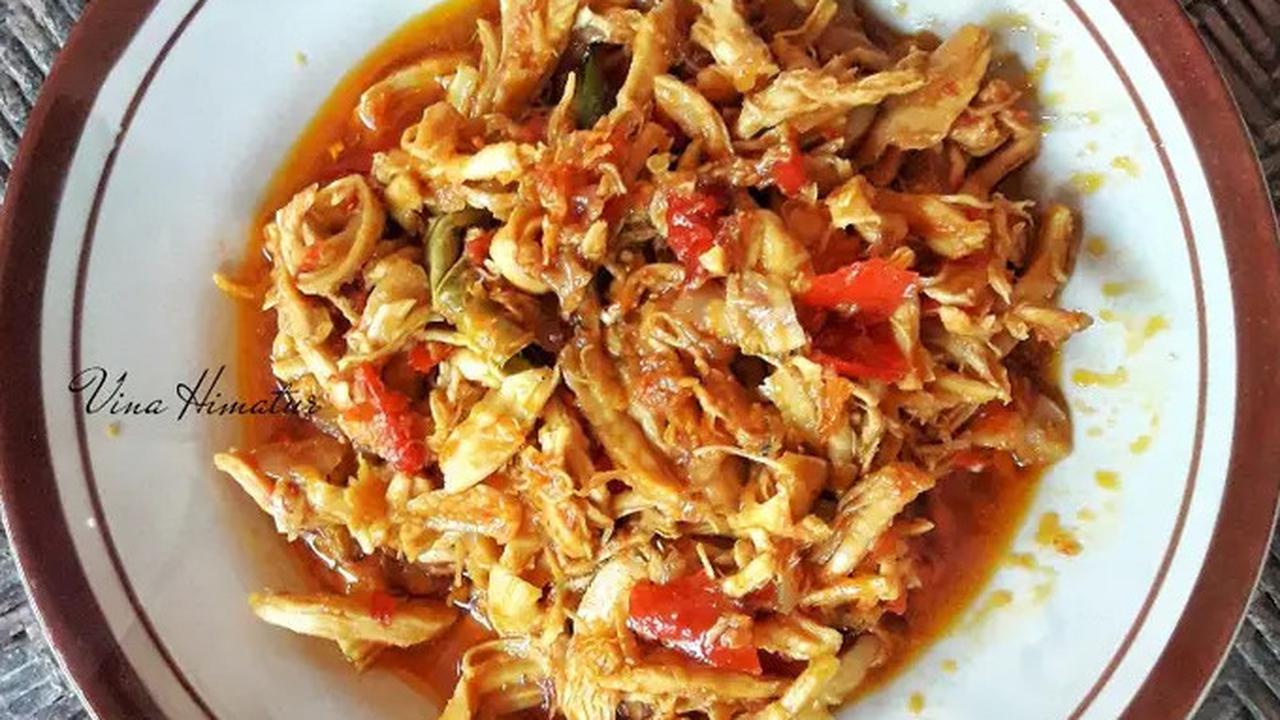Ilustrasi Ayam Suwir Bumbu Spesial