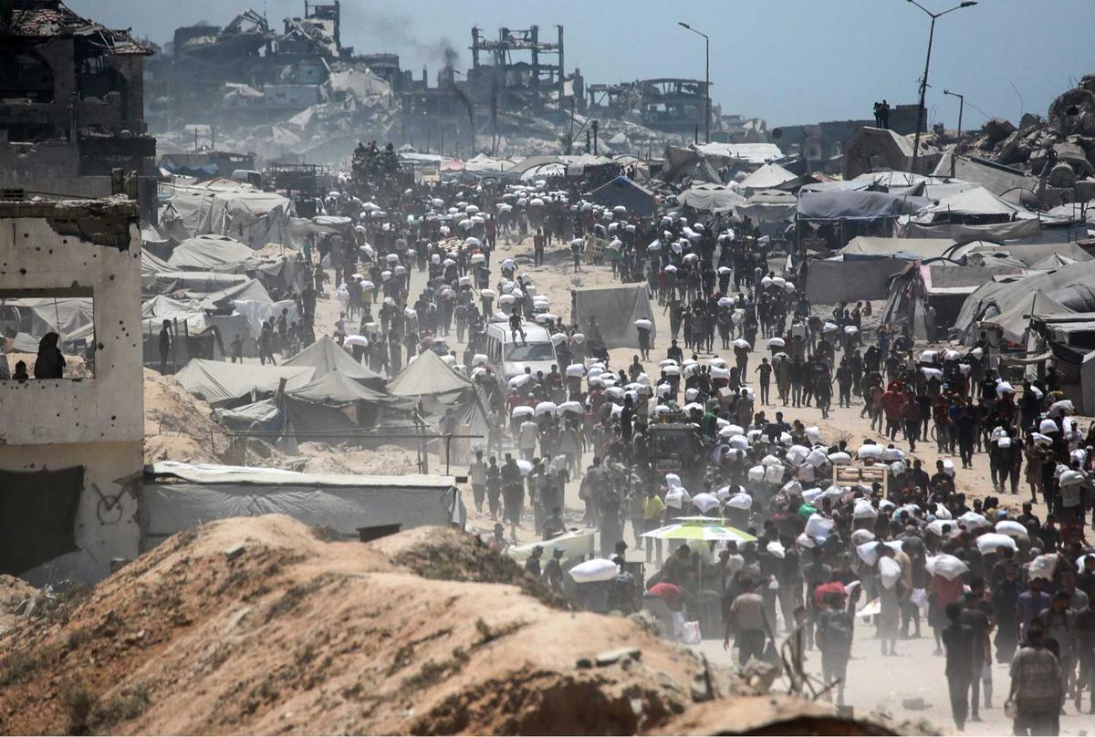 FOTO: Tragis! Lebih dari Seribu Warga Gaza Tewas Saat Menunggu Bantuan Kemanusian
