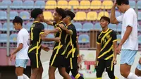 Timnas Malaysia U-17 meraih kemenangan 2-1 atas Chinese Taipei pada laga uji coba terakhir sebelum bertempur di Kualifikasi Piala Asia U-17 2023. (Instagram/@famalaysia)