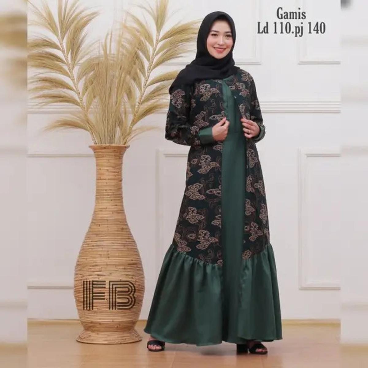 10 Inspirasi Pilihan Gamis Batik 2025 dengan Sentuhan Tradisional nan Elegan, Islami dan Modis