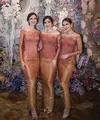 Tampil kompak dengan bestie mengenakan kebaya model off shoulder seperti Jessica Mila, Febby Rastanty dan Yuki Kato ini. [Instagram/febbyrastanty]