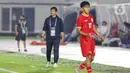 Beberapa peluang berhasil diciptakan tim asuhan Indra Sjafri di babak pertama, namun gagal dikonversi menjadi gol. (Liputan6.com/Angga Yuniar)